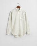 BURNT WHEAT, REG CLASSIC OXFORD CHECK SHIRT, FLAT-LAY BY GANT AU.