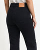 Slim Fit Flared Black Jeans