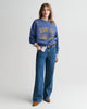 SAILOR NAVY, GRAPHIC C-NECK SWEAT BY GANT AU.