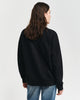 BLACK, SHIELD C-NECK SWEAT, BACK-VIEW BY GANT AU.