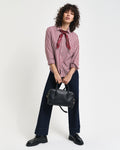 PLUMPED RED, REG CLASSIC POPLIN STRIPED SHIRT BY GANT AU.