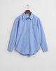CLEAR SKY, REL CLASSIC POPLIN STRIPED SHIRT, FLAT-LAY BY GANT AU.