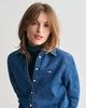 MODEL WEARING REG DENIM SHIRT