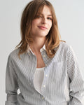 CLASSIC BLUE, REG CONTRAST COLLAR STRIPED SHIRT, CLOSE-UP BY GANT AU.