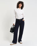 WHITE, REG CLASSIC OXFORD SHIRT BY GANT AU.