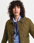 DARK CACTUS, QUILTED CORD DETAILED JACKET, CLOSE-UP BY GANT AU.