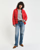 RUBY RED, LIGHT DOWN LOGO JACKET BY GANT AU.