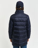 EVENING BLUE, LIGHT DOWN COAT, BACK-VIEW BY GANT AU.