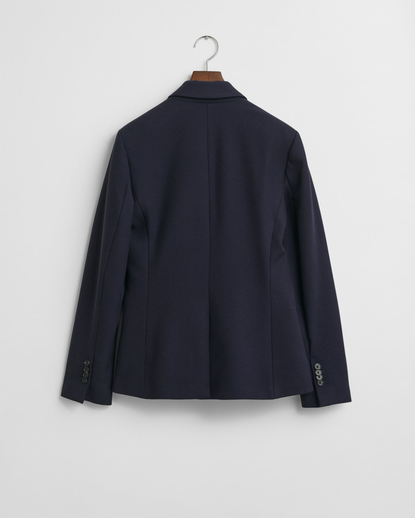 EVENING BLUE, SLIM TWILL BLAZER, BACK-VIEW BY GANT AU.