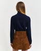 EVENING BLUE, EXTRAFINE LAMBSWOOL BLEND ROLLNECK, BACK-VIEW BY GANT AU.