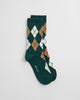 DEEP FOREST, ARGYLE SOCKS BY GANT AU.