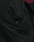 BLACK, PADDED CAR COAT, CLOSE-UP BY GANT AU.