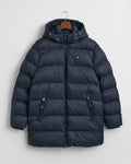 EVENING BLUE, ACTIVE CLOUD MID LENGTH JACKET, FLAT-LAY BY GANT AU.