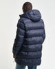 EVENING BLUE, ACTIVE CLOUD MID LENGTH JACKET, BACK-VIEW BY GANT AU.