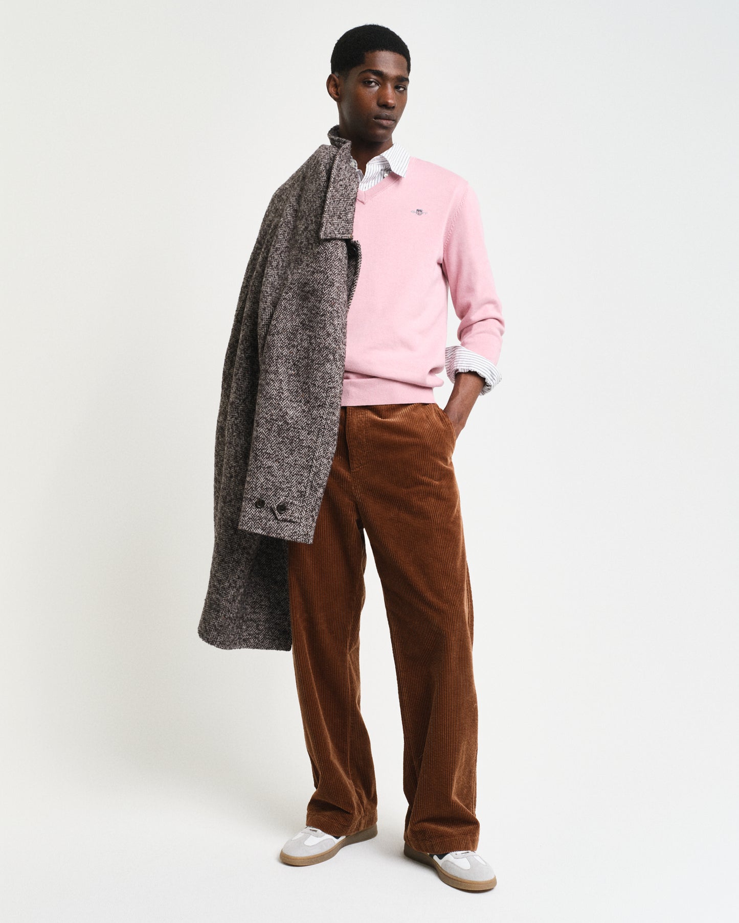 Classic Cotton V-Neck Sweater