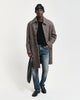 BLACK, EXTRAFINE MERINO WOOL C-NECK BY GANT AU.