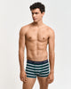 DEEP FOREST, STRIPE TRUNK 3-PACK, BACK-VIEW BY GANT AU.