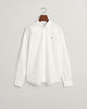 WHITE, SHIELD OXFORD BD SHIRT BY GANT AU.