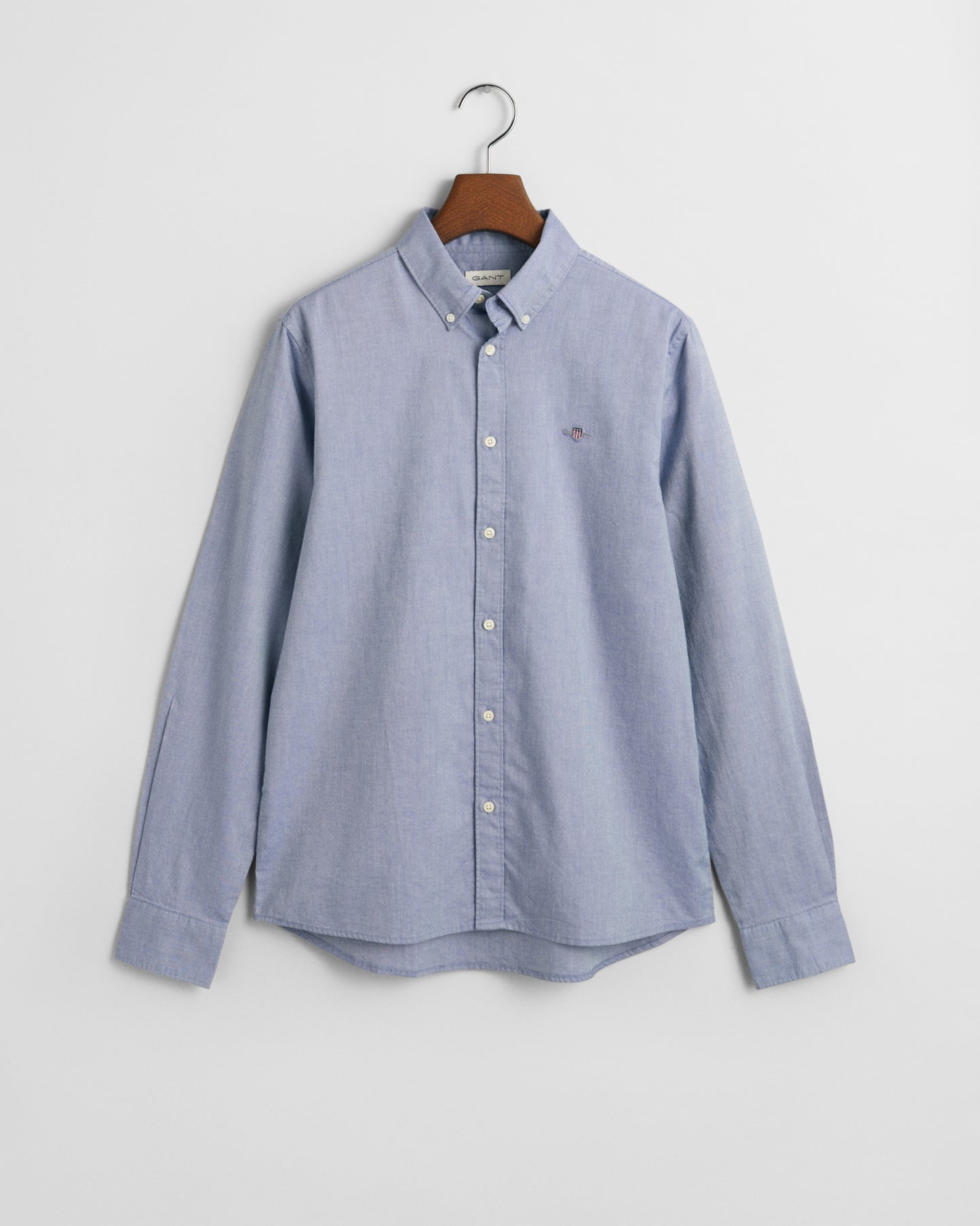 VINTAGE BLUE, SHIELD OXFORD BD SHIRT BY GANT AU.