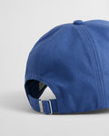 VINTAGE BLUE, UNISEX. HIGH COTTON TWILL CAP, CLOSE-UP BY GANT AU.