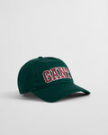 TARTAN GREEN, GANT GRAPHIC CAP, FRONT-VIEW BY GANT AU.
