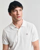 WHITE, REG SHIELD SS PIQUE POLO, CLOSE-UP BY GANT AU.