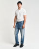 WHITE, REG SHIELD SS PIQUE POLO BY GANT AU.