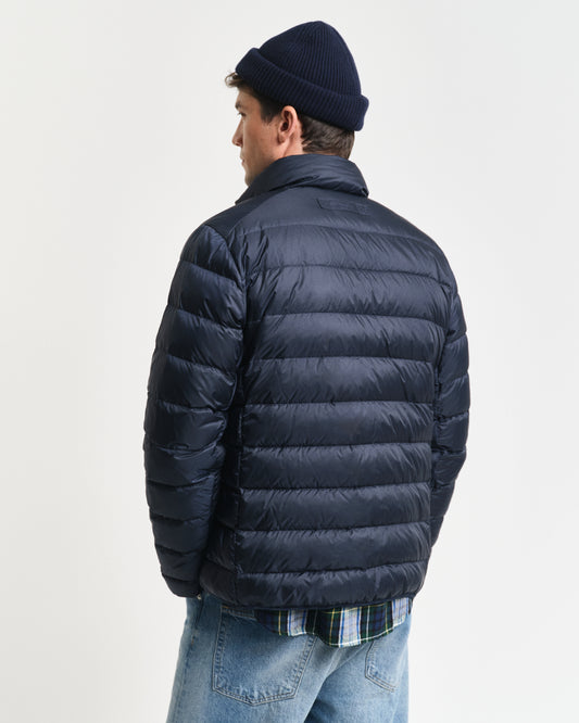 EVENING BLUE, LIGHT DOWN JACKET, BACK-VIEW BY GANT AU.