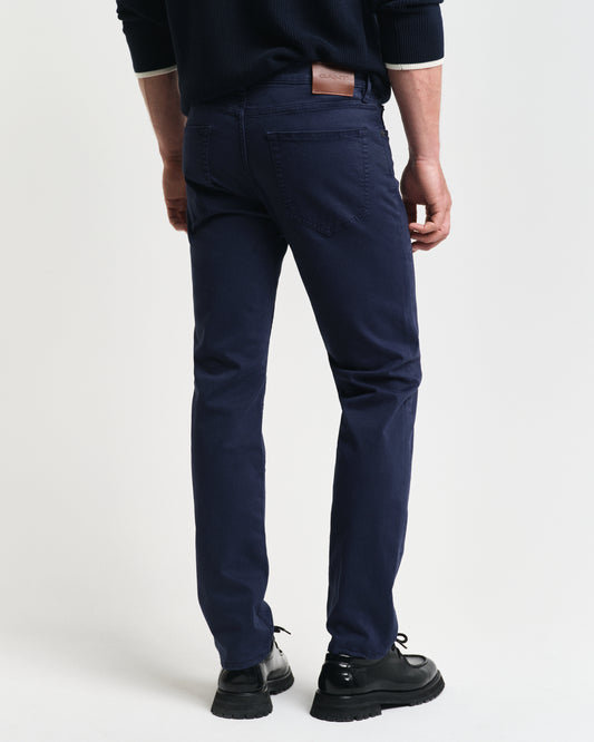 MARINE, REGULAR DESERT JEANS, BACK-VIEW BY GANT AU.