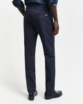MARINE, SLIM TWILL CHINOS, BACK-VIEW BY GANT AU.