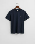 EVENING BLUE, REG SHIELD SS T-SHIRT, FLAT-LAY BY GANT AU.