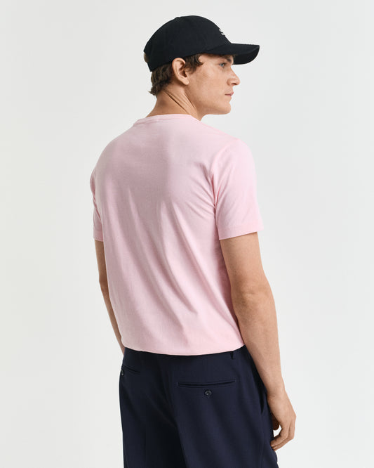 CALIFORNIA PINK, REG SHIELD SS T-SHIRT, BACK-VIEW BY GANT AU.