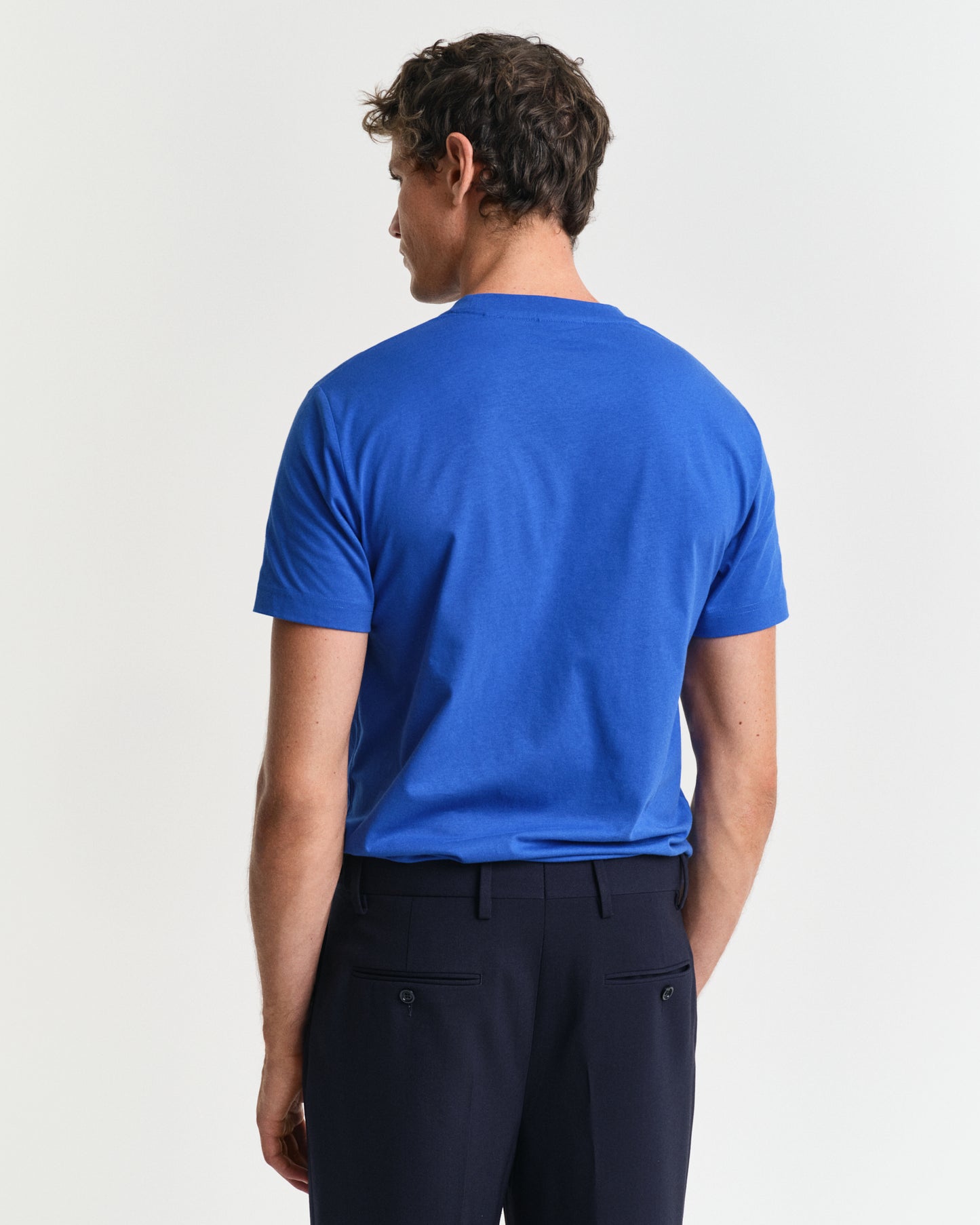 LAPIS BLUE, GRAPHIC SS T-SHIRT, BACK-VIEW BY GANT AU.