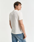CREAM, GRAPHIC SS T-SHIRT, BACK-VIEW BY GANT AU.