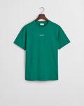 DEEP GREEN, GRAPHIC SS T-SHIRT, FLAT-LAY BY GANT AU.