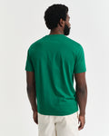 DEEP GREEN, GRAPHIC SS T-SHIRT, BACK-VIEW BY GANT AU.