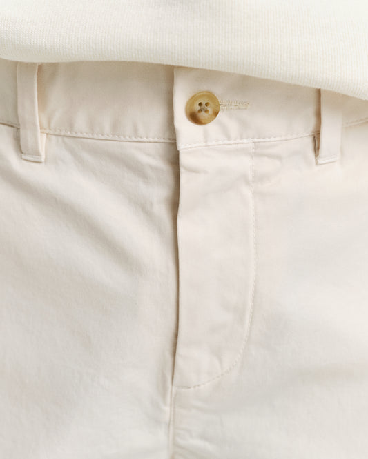 MODEL WEARING REG SUNFADED CHINO SHORTS