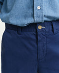 MODEL WEARING REG SUNFADED CHINO SHORTS
