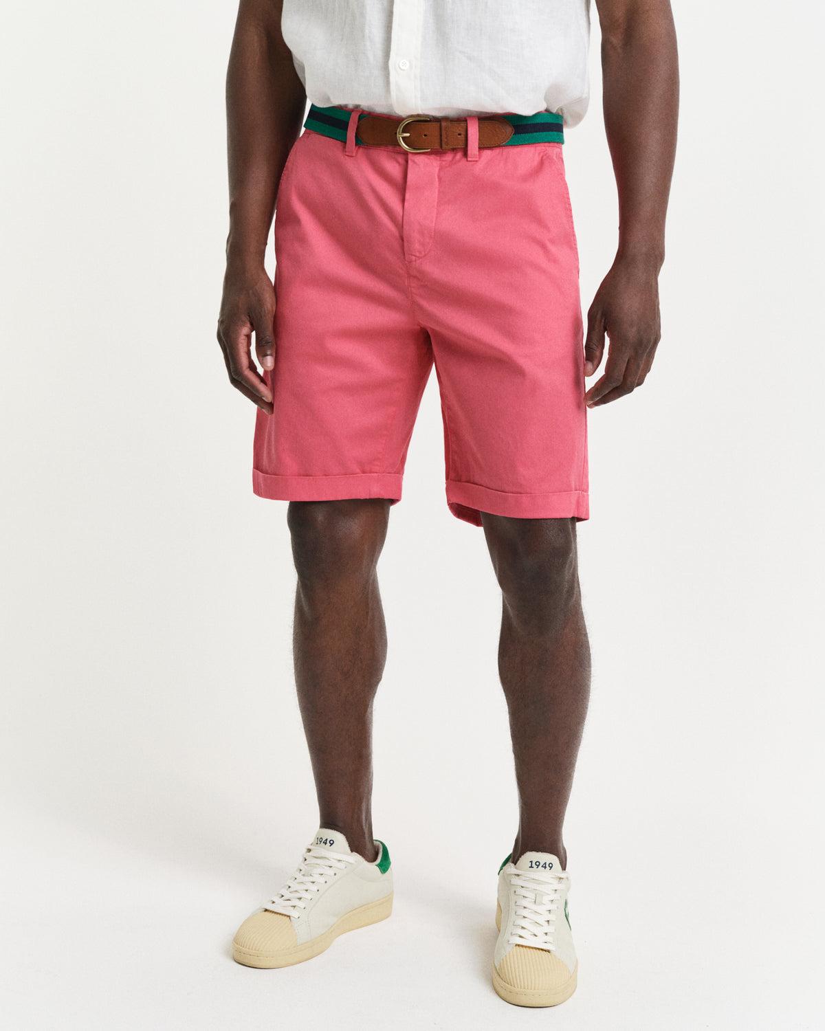 Regular Fit Sunfaded Chino Shorts