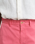 MODEL WEARING REG SUNFADED CHINO SHORTS