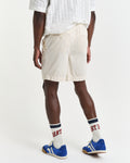 CREAM, REG SUNFADED DS SHORTS, BACK-VIEW BY GANT AU.