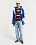 EVENING BLUE, RETRO STRIPE HEAVY RUGGER BY GANT AU.