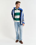 DEEP GREEN, BARSTRIPE RUGGER BY GANT AU.