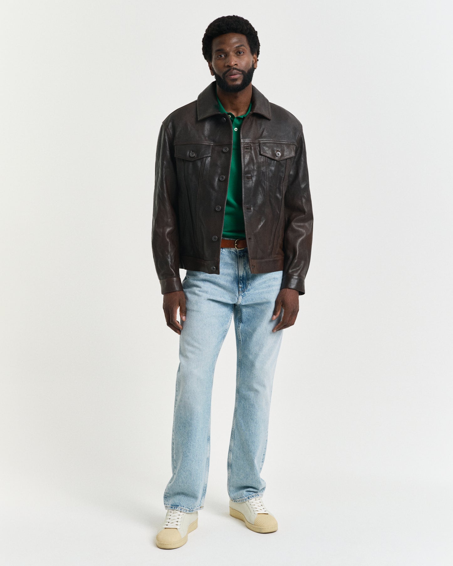 DEEP GREEN, REG SHIELD SS PIQUE POLO BY GANT AU.