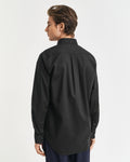 BLACK, REG CLASSIC POPLIN SHIRT, BACK-VIEW BY GANT AU.