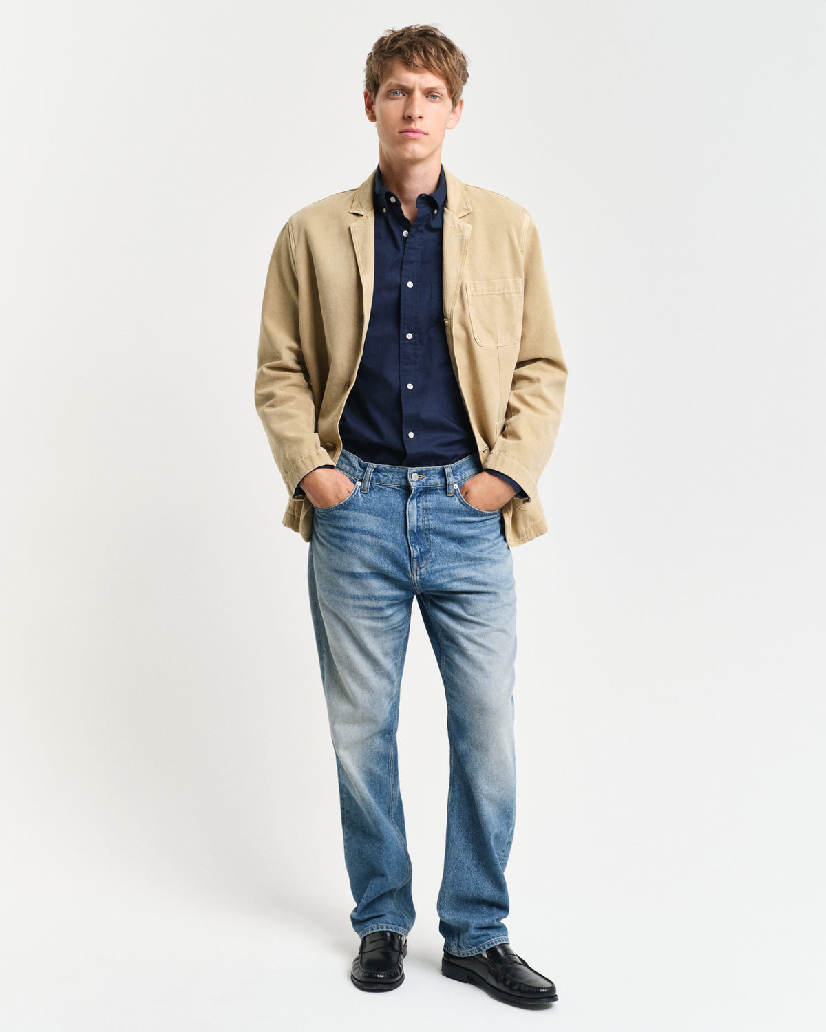 MARINE, REG CLASSIC POPLIN SHIRT BY GANT AU.