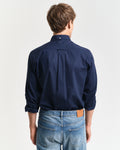 MARINE, REG CLASSIC POPLIN SHIRT, BACK-VIEW BY GANT AU.