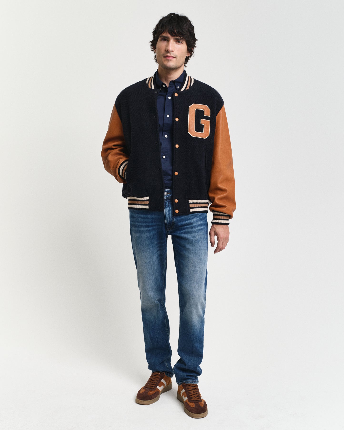 MARINE, SLIM CLASSIC POPLIN SHIRT BY GANT AU.