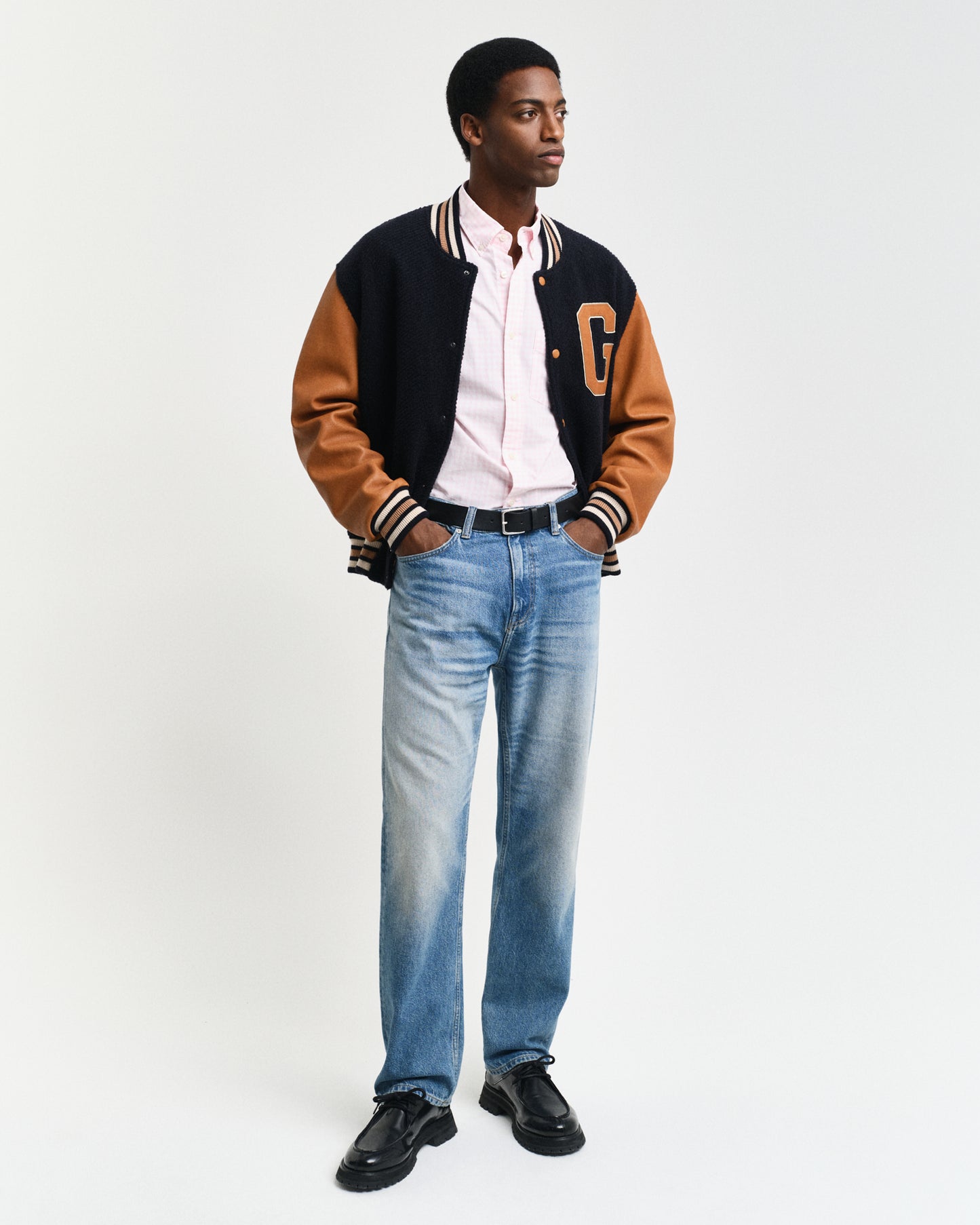 LIGHT PINK, REG CLASSIC POPLIN GINGHAM SHIRT BY GANT AU.