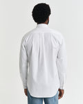 WHITE, REG PINPOINT OXFORD SHIRT, BACK-VIEW BY GANT AU.
